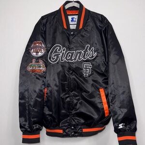 San Francisco Giants Starter Jacket L ShoePalace All Star Candlestick Rare Retro